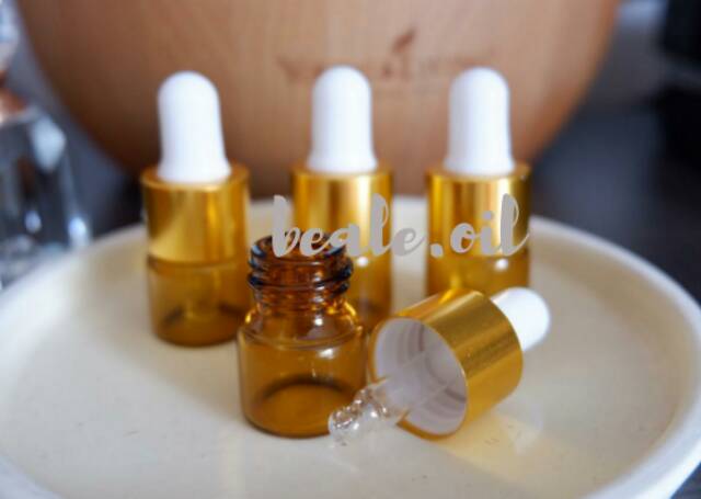 Botol Kaca Pipet Amber Mini 1ml / 2ml / 3ml