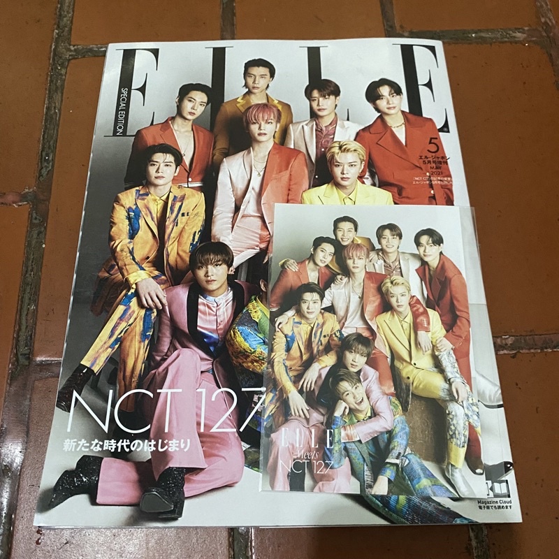 [READY] NCT 127 ELLE MAGAZINE MAJALAH JAPAN BONUS POSTCARD