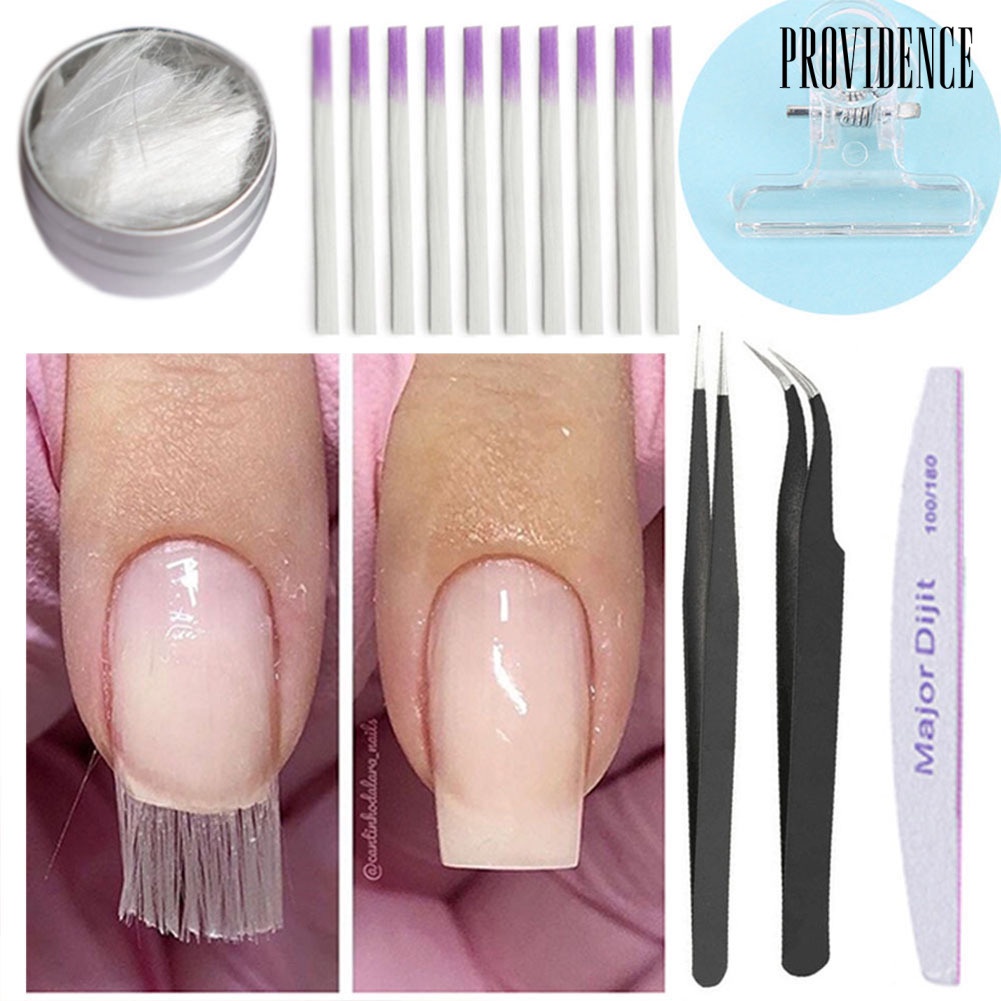 Providence Serat Kaca Akrilik Uv Extension Kuku Palsu Untuk Dekorasi Nail Art