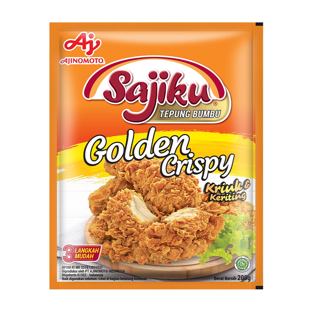 

SAJIKU Tepung bumbu Golden Crispy 200g