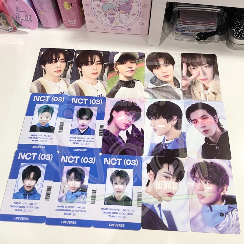 [Ready Stock] ID Card + Photo Set Universe PC Photocard Jaehyun Doyoung Sungchan Kun Ten Taeyong Joh