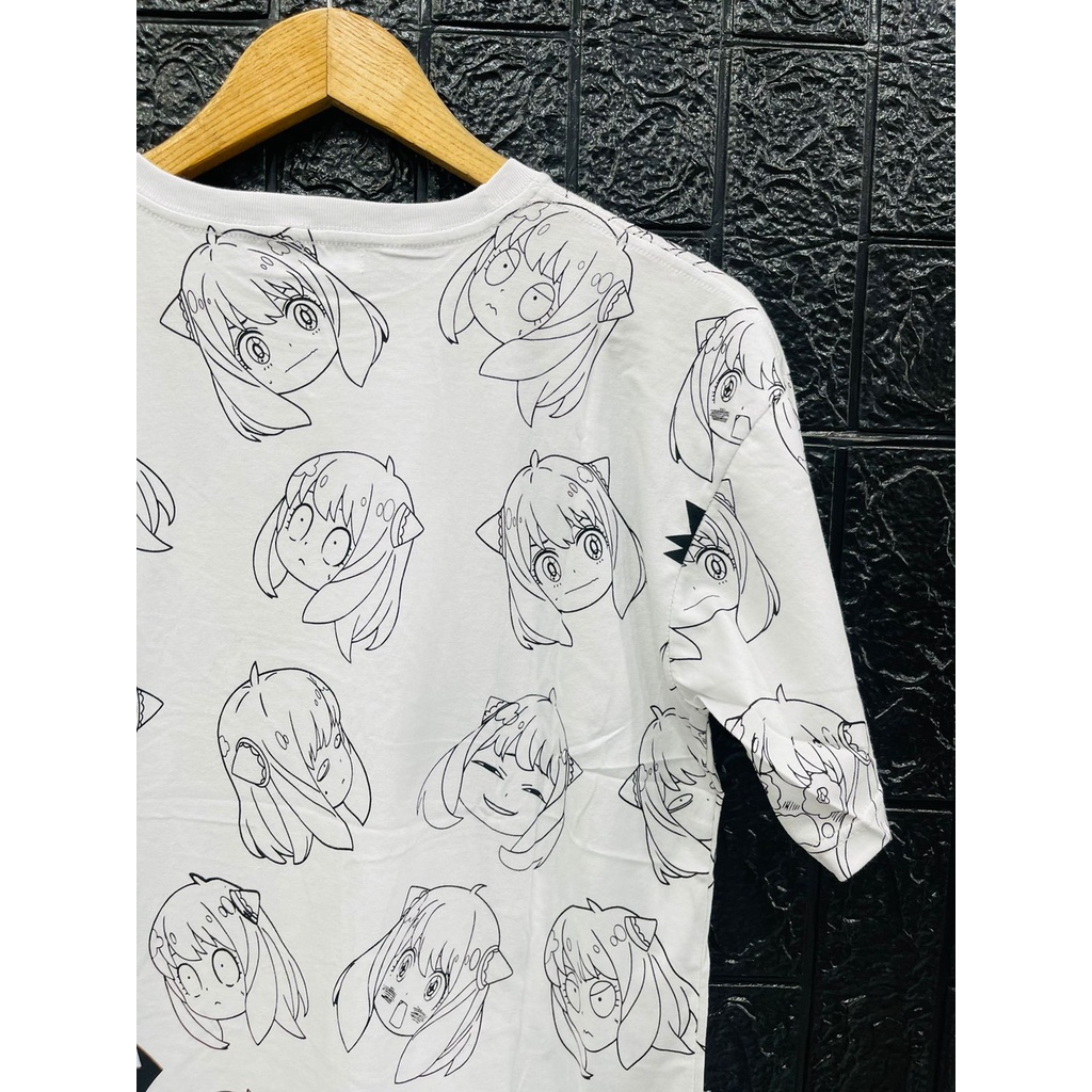 Tshirt Anya Telepath Expression White Anime Manga SPY X Family Premium Unisex