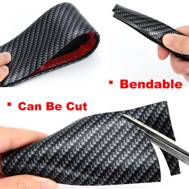 【Carbon Fiber】Sticker Sill Plate Pintu Mobil/Sticker Pelindung Pintu Mobil/Sill Plate Stiker Pelindung Seal Plate