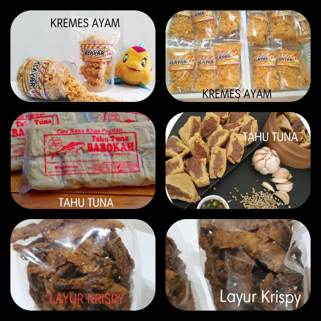 

Kremes Ayam / Tahu Tuna / Layur Krispy