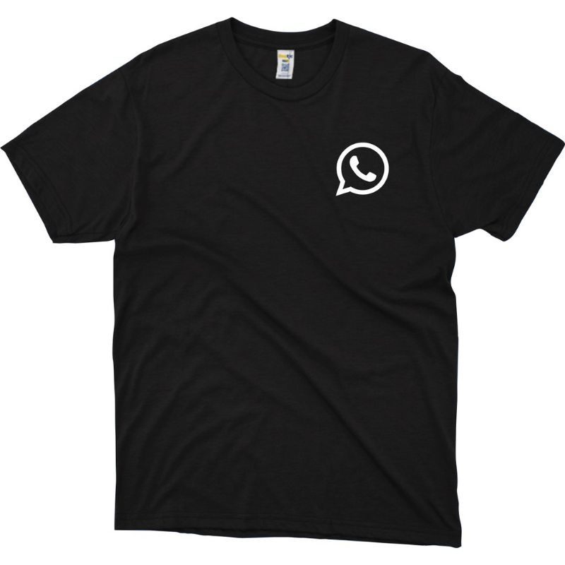 Kaos Distro pria Whosap  /Kaos Laris / Baju bagus/Quality bagus tapi murah