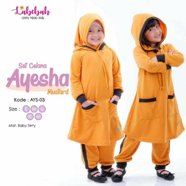 GAMIS ANAK SYAR'I LABEBAH UMUR 6-7 TAHUN