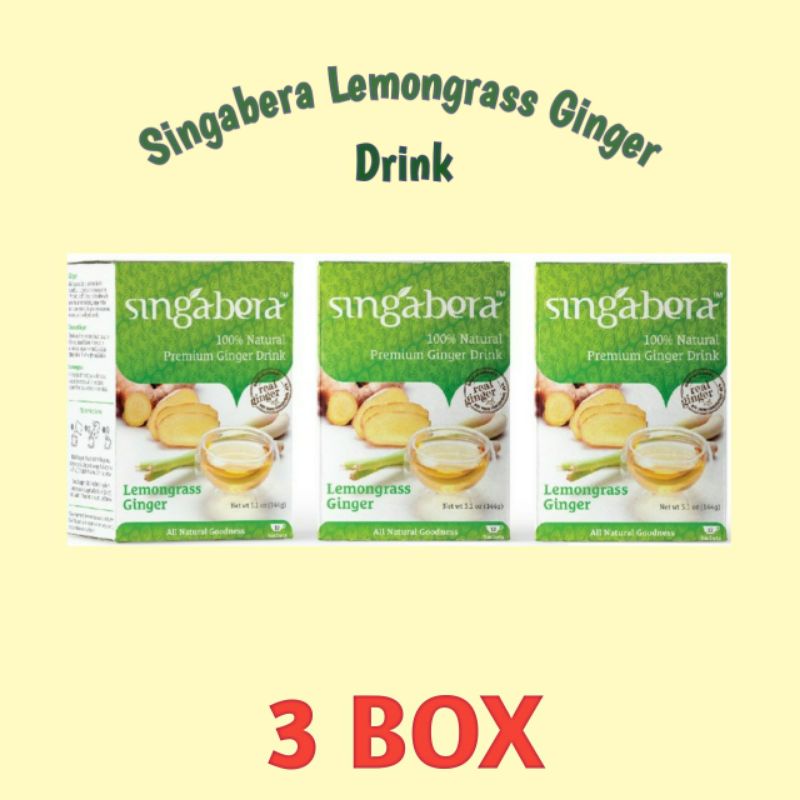 

Singabera Lemongrass Ginger Drink 3 Box