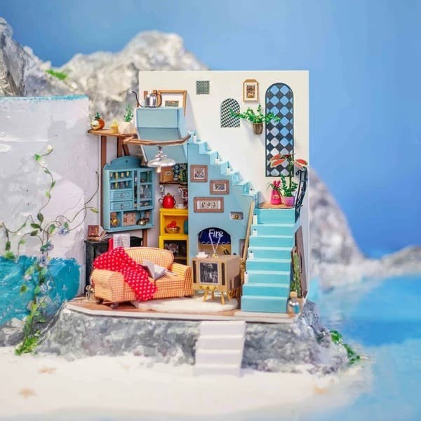 ROLIFE Robotime Diy Joy'S Peninsula Living Room Dg141 Hobby Toy Collection