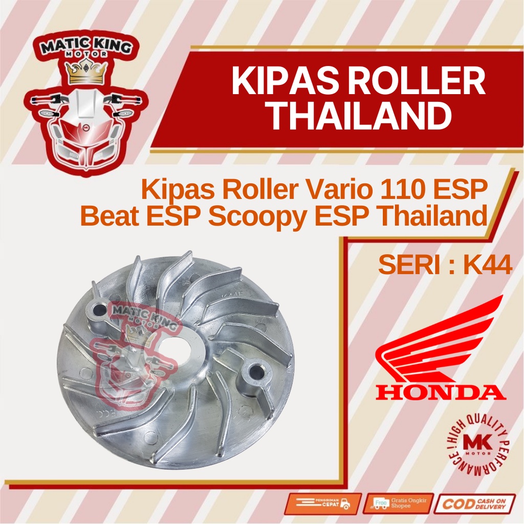 Kipas Lawan Rumah Roller Beat Scoopy Vario 110 ESP POP STREET  K44 Thailand