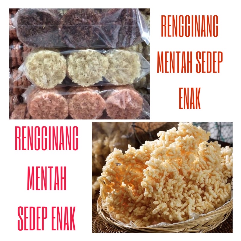 

RENGGINANG MENTAH SEDEP ENAK