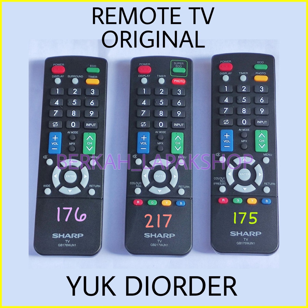 Remot tv lcd / led sharp original 100% BESTSELLER