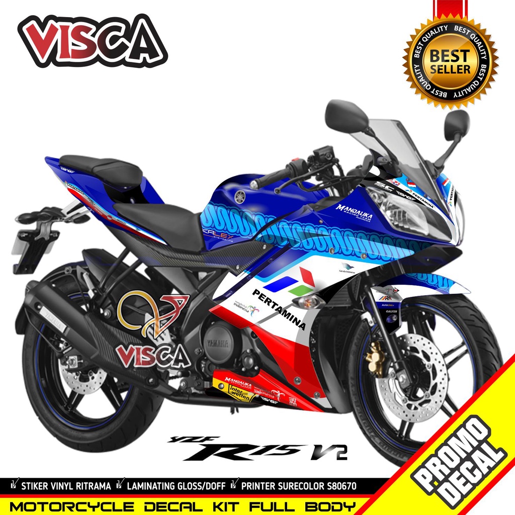 Decal R15 V2 Full Body Dekal R15 V2 Stiker R15 V2 Full Body Keren Striping R15 V2 Variasi Decal Holo
