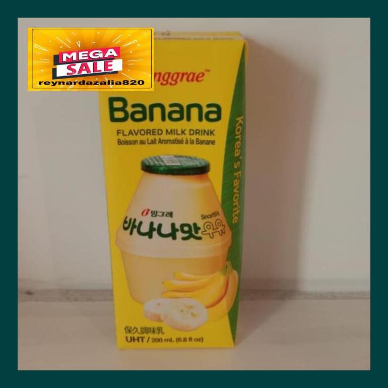 

Reypsum Binggrae Banana Flavored Milk Drink 200Ml S30Cryr