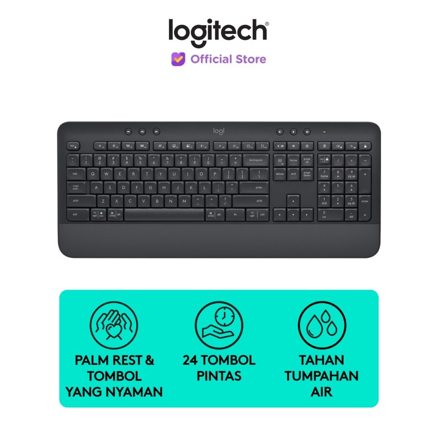 Keyboard Logitech Signature K650 Wireless Bluetooth Comfort - K 650