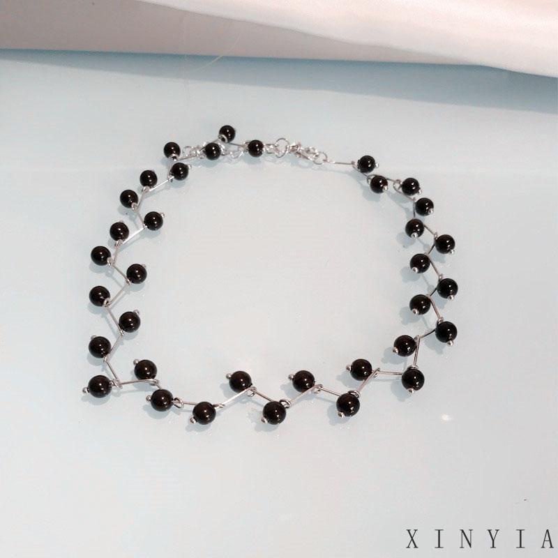 Xia.id Kalung Choker Mutiara Imitasi Untuk Wanita