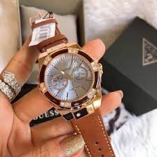 GUESS W0775L7 Limelight - Jam Tangan Wanita - Coklat