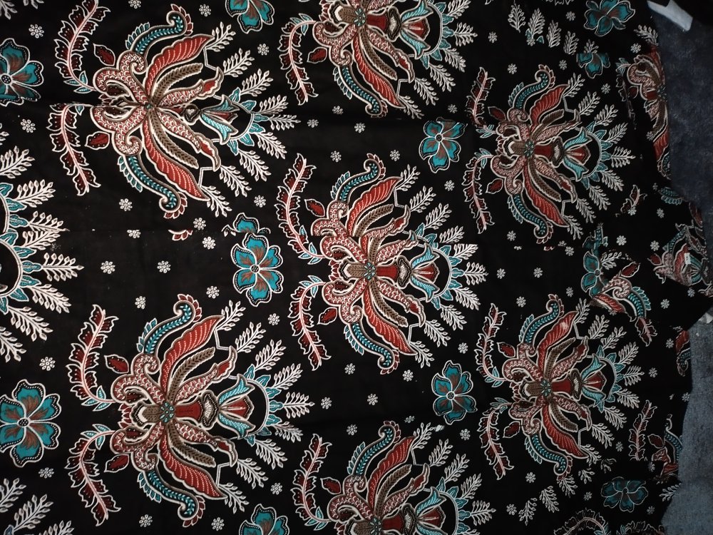 Bswart Batik Hrb026 Kenongo Hem Batik Manggar Coklat Kemeja Batik Pria