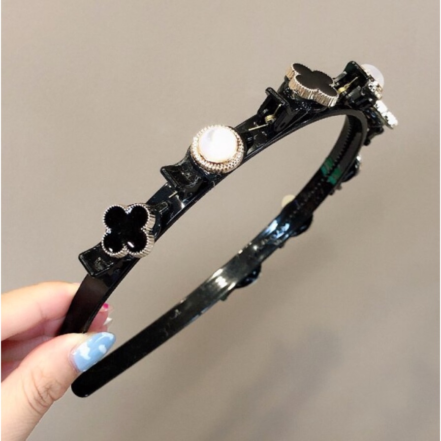 Bando Jepit Kepang Korea Fashion Bandana Rambut Wanita Headband Aksesoris Head Band HIGH QUALITY