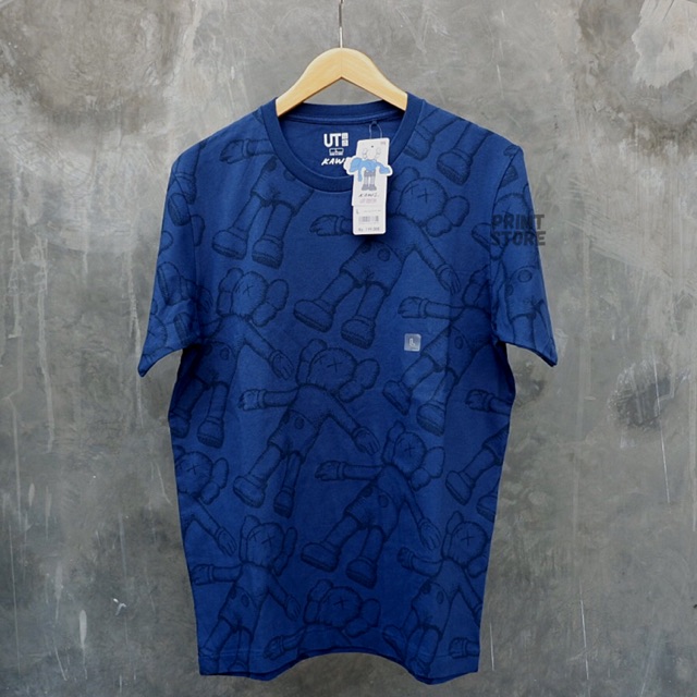 Uniqlo x KAWS - All Over Holiday Tee (Navy)
