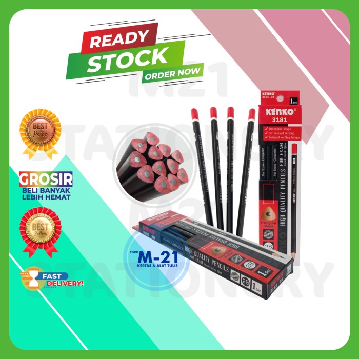 

PENSIL KENKO 2B 3181 TRIAGULAR