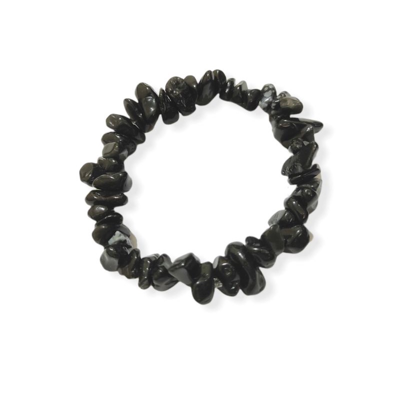 Gelang Quartz Crystal Elastis Batu Alam Bohemian Etnik Bracelet Ethnic Natural Stone Beads