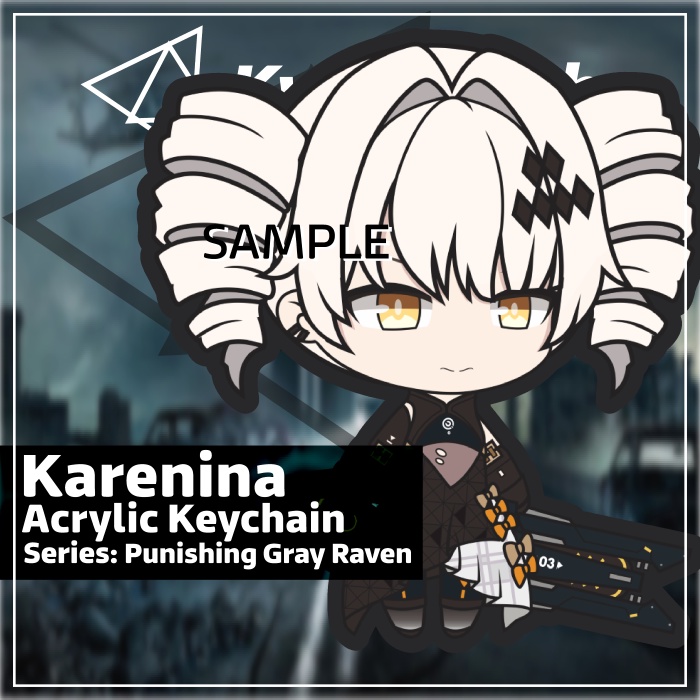 Keychain Punishing Gray Raven Karenina
 | KyraMerch Anime Fanmerch Dealer