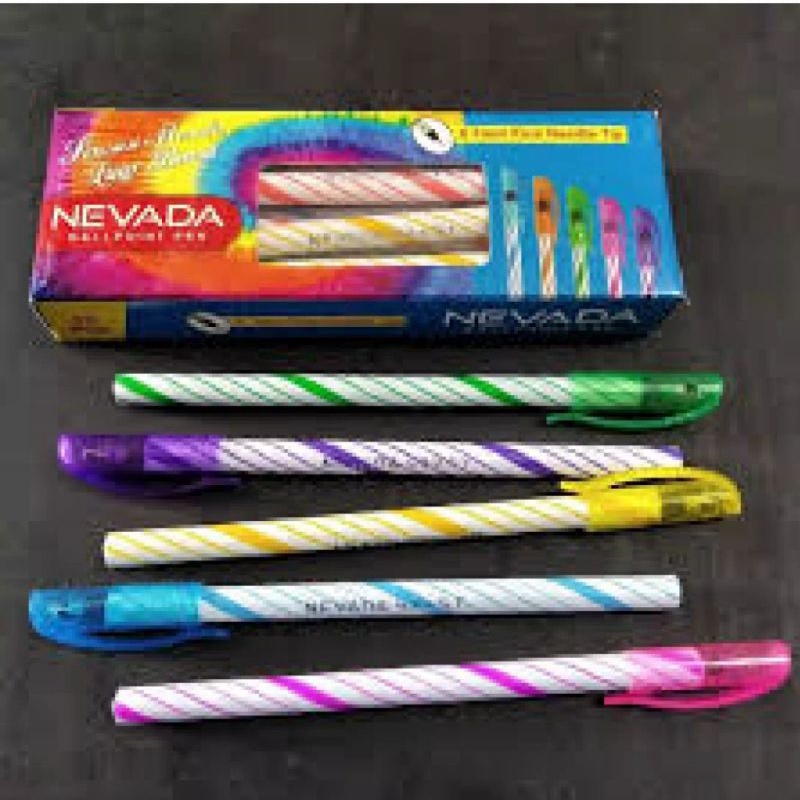 Pulpen Lilin Ulir Nevada Termurah / Bolpoint Pen tinta hitam murah