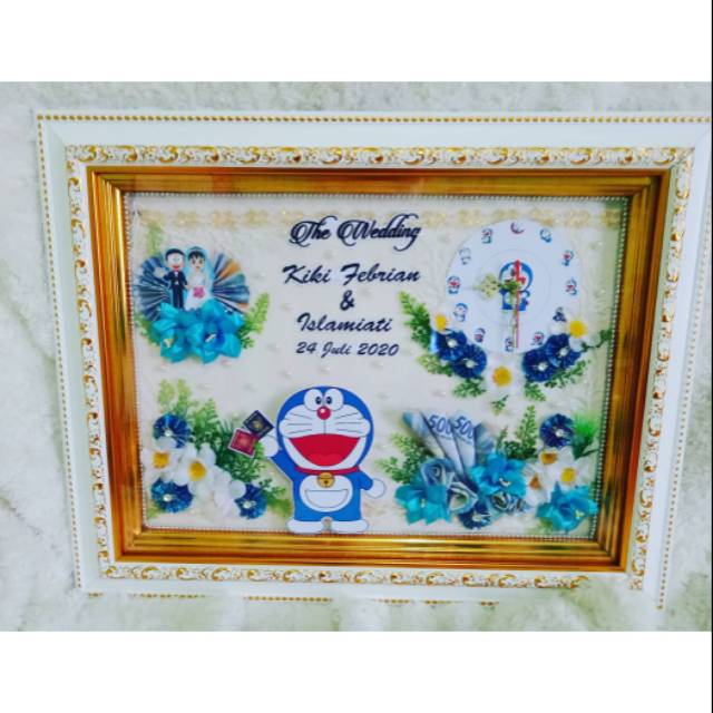 Mahar nikah. Mahar Doraemon. Mahar uang mainan. Mahar jam