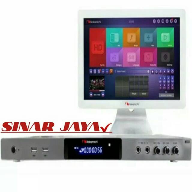 DVD PLAYER HDD 2TB/KARAOKE (NAKAMICHI NKX-55) 40ribu lagu