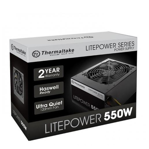 Power supply gaming thermaltake 550w ATX litepower fan 12cm active pfc for Pc cpu Ltp-0550p-2 - Psu 550 watt