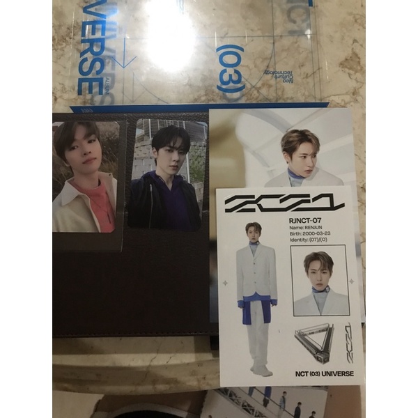 WTS NCT UNIVERSE (Photobook PB) Kun PC ， Sungchan Mecima BENEFIT PC ,Renjun POSTCARD & STICKER