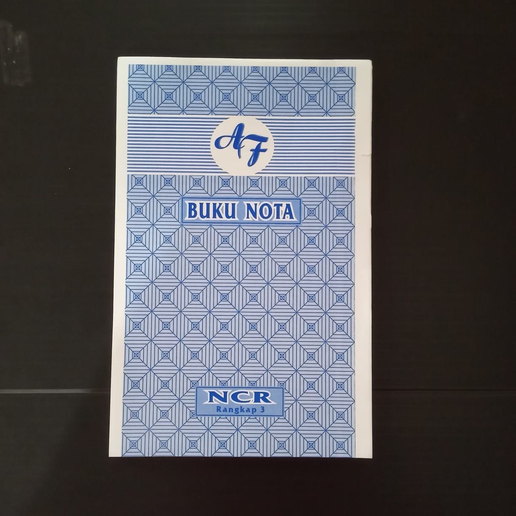 

Nota Kecil 3 Ply AF / Buku Bon 3 Rangkap AF / Buku nota Kecil 3 ply AF NCR