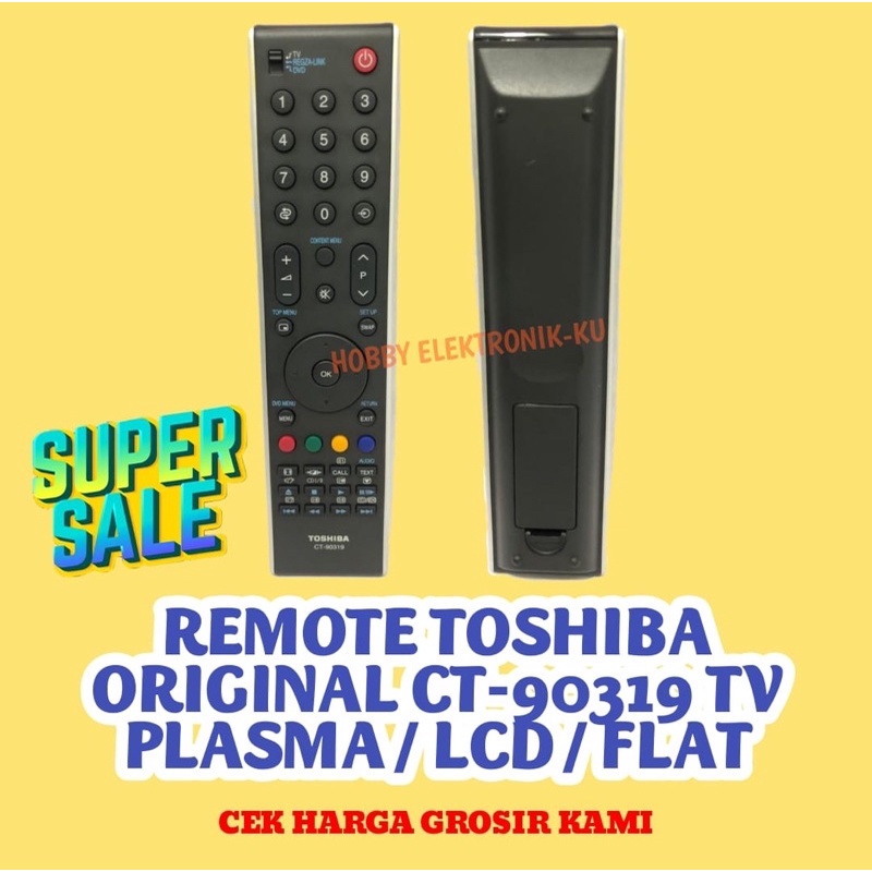 REMOTE TOSHIBA ORIGINAL CT90319 TV PLASMA/ LCD/ FLAT