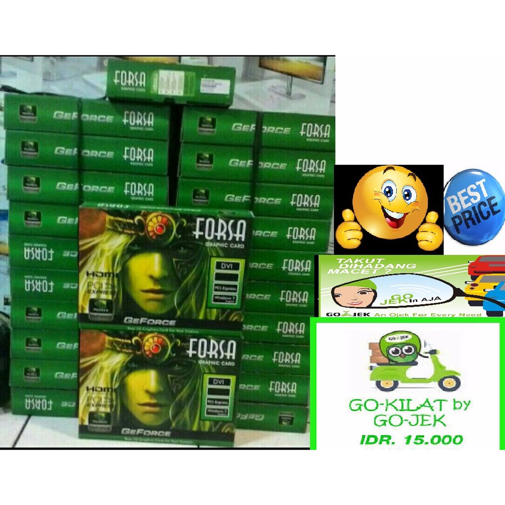 SALE VGA Forsa GT 730 4GB DDR3 128 Bit NVidia