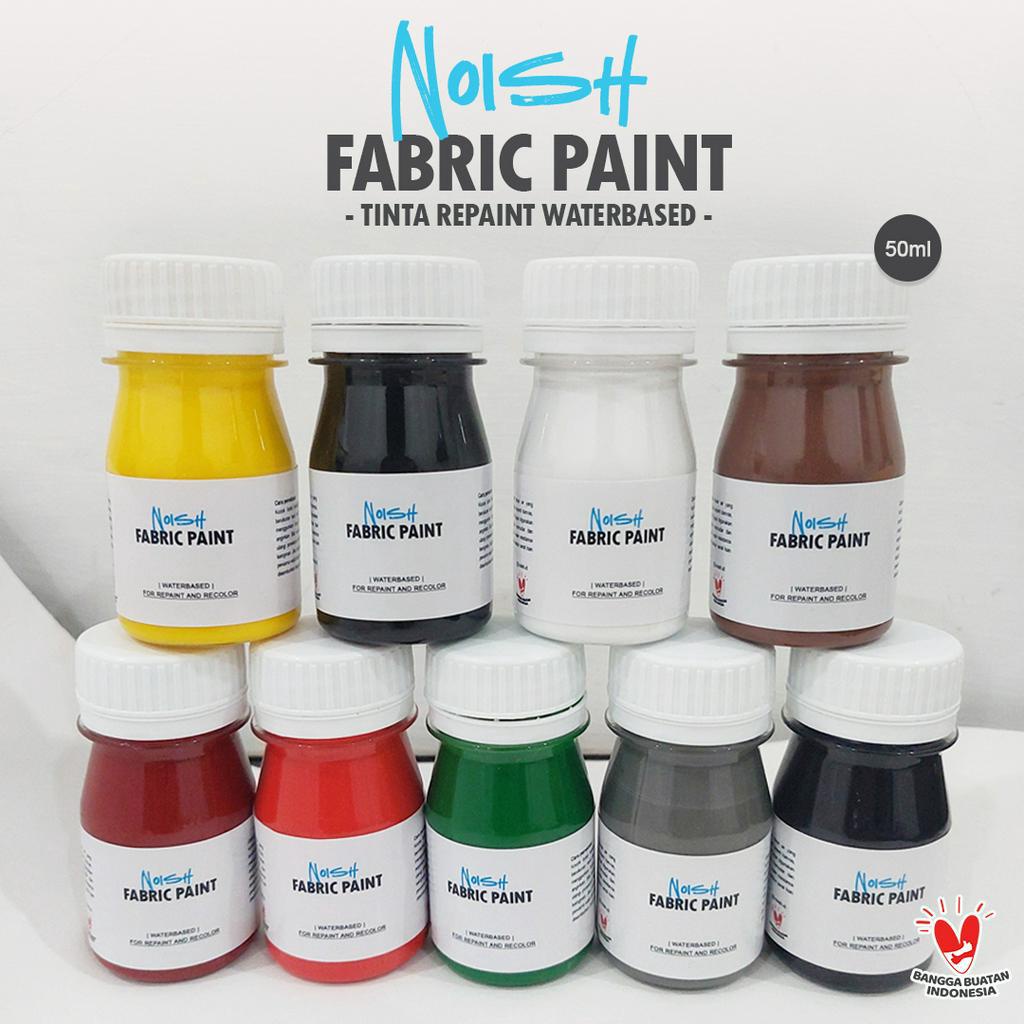 Noish Fabric Paint / Cat sepatu canvas / Repaint sepatu / Cat Sepatu waterbased / Cat kain fabric