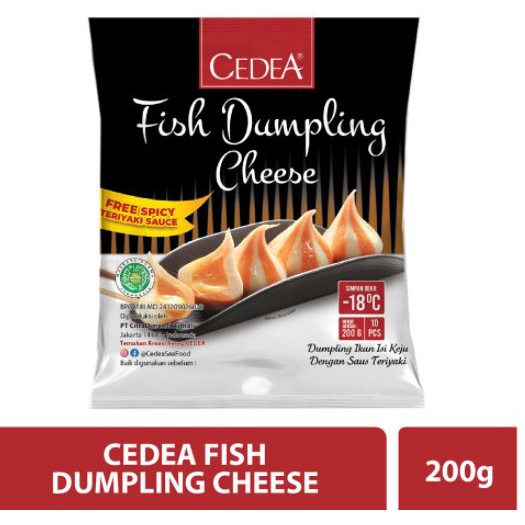 

[SINAR.FRESHMART] CEDEA FISH DUMPLING CHEESE / IKAN OLAHAN RASA KEJU [200g]