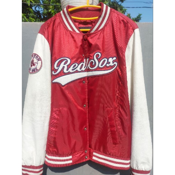 Jaket Varsity RedSox Original MLB Major League Baseball