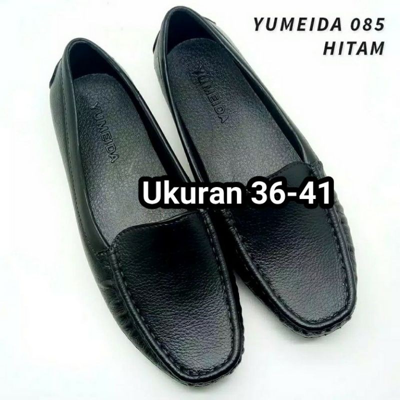 (COD) TERMURAH Sepatu Pantofel Kerja Karet Wanita Yumeida F085 dan L2503