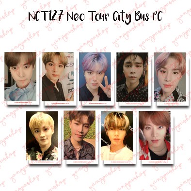 [READY / SET] 127 NEO TOUR CITY BUS NSEO PHOTOCARD FAN MADE UNOFFICIAL YANGPASHOP JAEHYUN TAEYONG MA