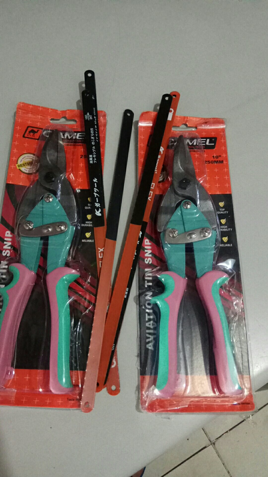 Camel Gunting Holo 10 Hollow Seng Baja Ringan Aviation Tin Snip