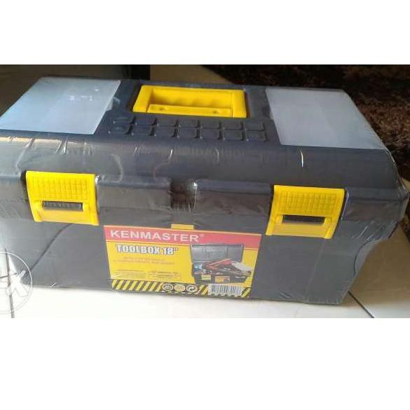 AMR TOOLBOX KENMASTER 18" TOOLBOX BESAR TEMPATSIMPAN ALAT TUKANG CD ❤️