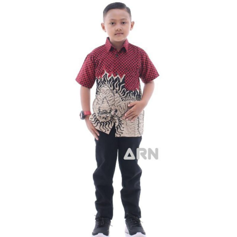 (COD) PROMO BATIK PRIA SIZE M L XL XXL BSWART BATIK HRBO26 Hem panjang padi-14