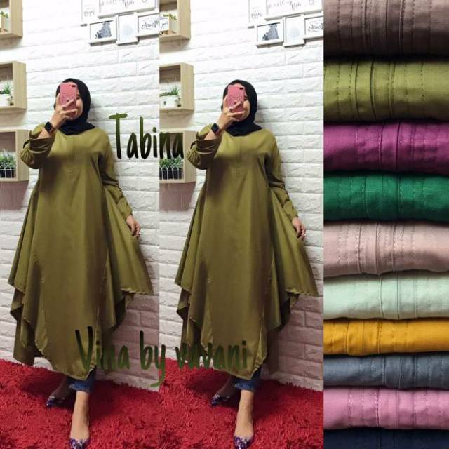 TUNIK BUSUI TABINA VINA BY VAVANI ORIGINAL