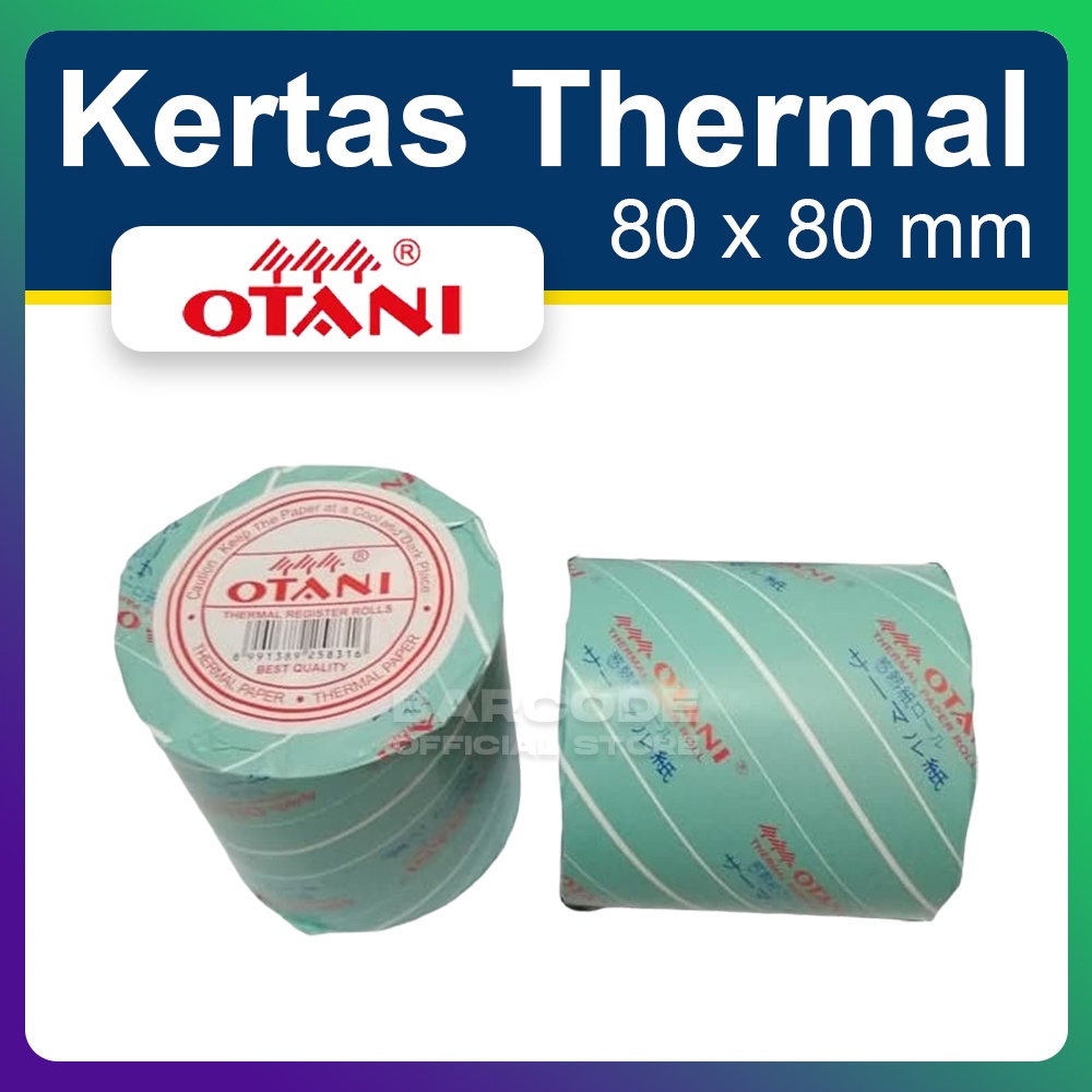 

KERTAS THERMAL PRINTER EPSON TM-T82 ( OTANI 80 X 80 M ) DIAMETER 80 mm