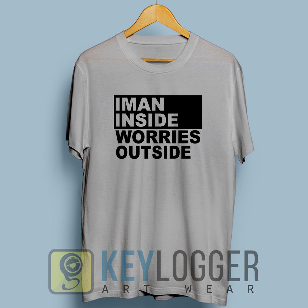 Kaos dakwah islami iman inside distro muslim 102-abu abu
