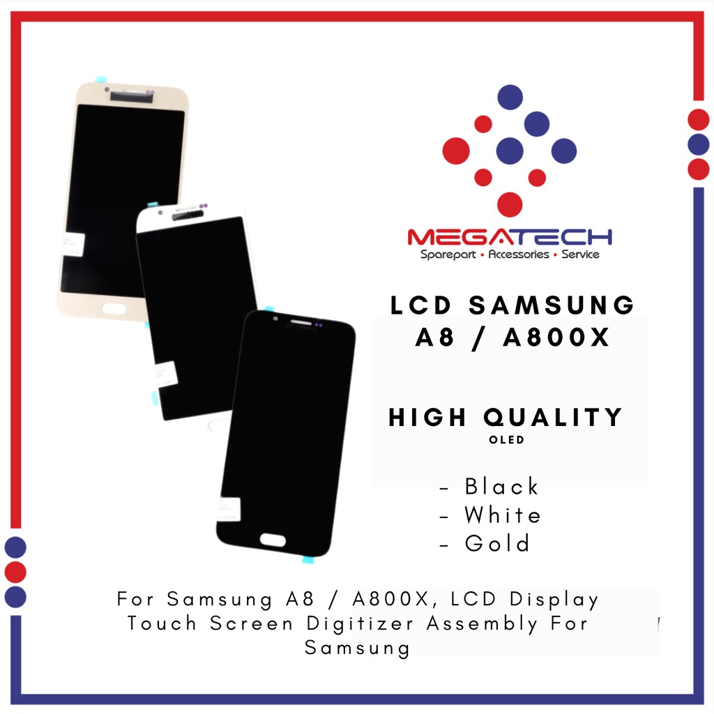 LCD Samsung A8 A800F / LCD Samsung A8 Duos A800X Fullset Touchscreen