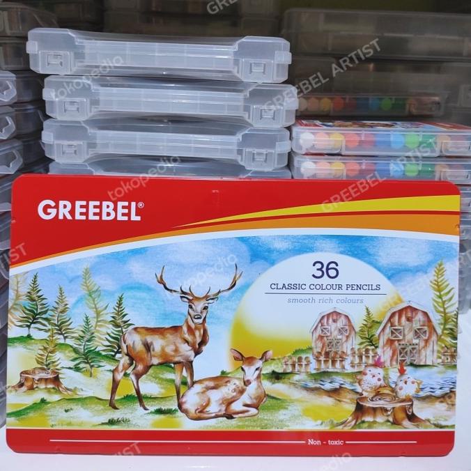 

Greebel Pensil Warna Classic Tin Case 36 Warna