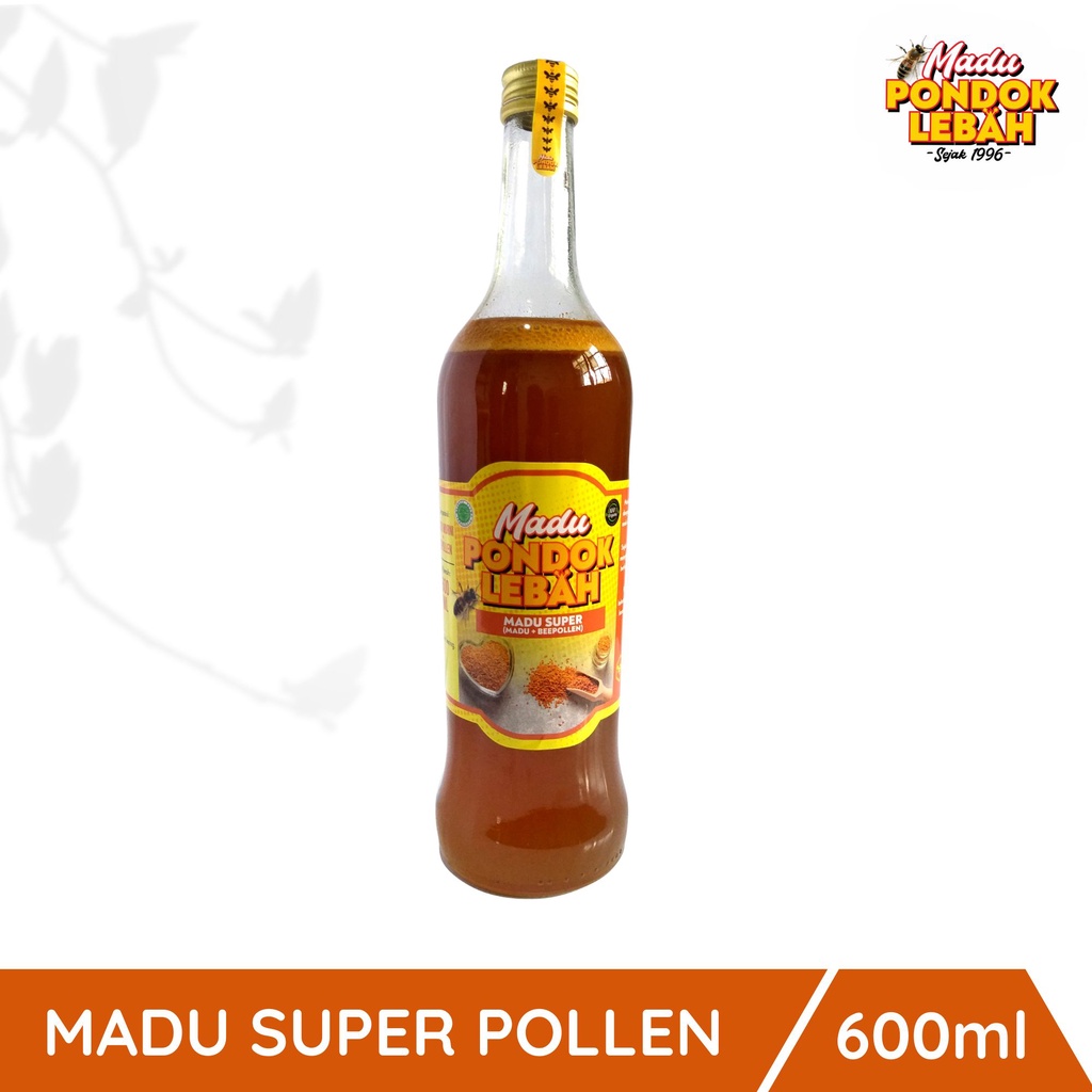 

Madu Asli Murni Super Pollen 600ml Pondok Lebah