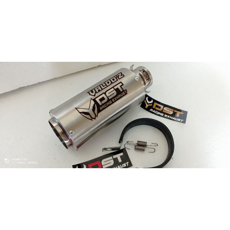 Knalpot motor original DST RACING titan knalpot racing silincer only intel 50mm-3