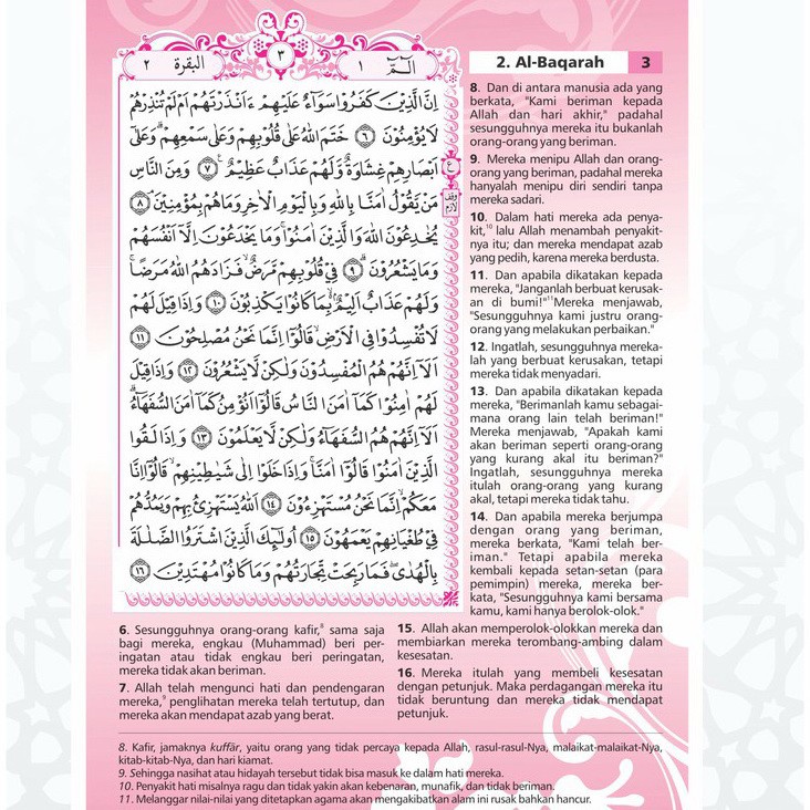 Al-Quran YASMINA A6 Jaket Resleting / Mushaf Yasmina Terjemah For Woman - Syaamil Quran